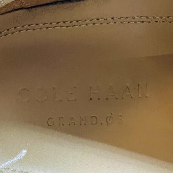 Cole Haan Shoes Mens 9.5 Brown Leather Grand OS Derby Oxford Dress Almond Toe main image 8